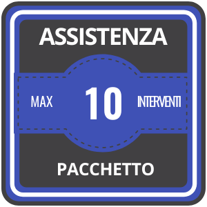 Assistenza Pacchetto 10 Interventi